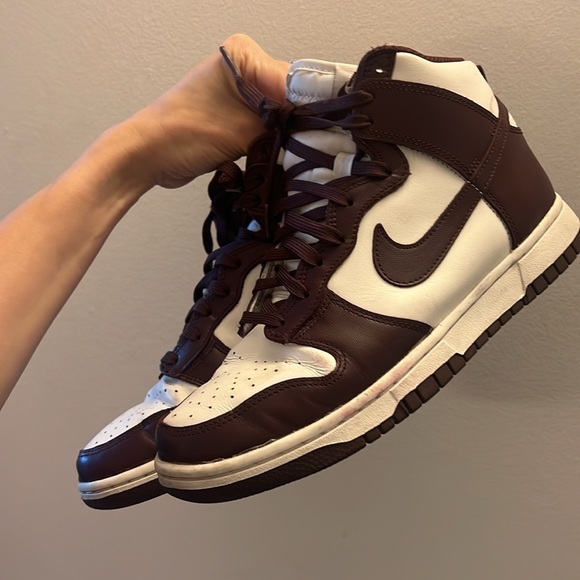 Wmns Dunk High 'Burgundy Crush Nike Dunk Burgundy 8.5 US Maroon Trendy color - Picture 6 of 9
